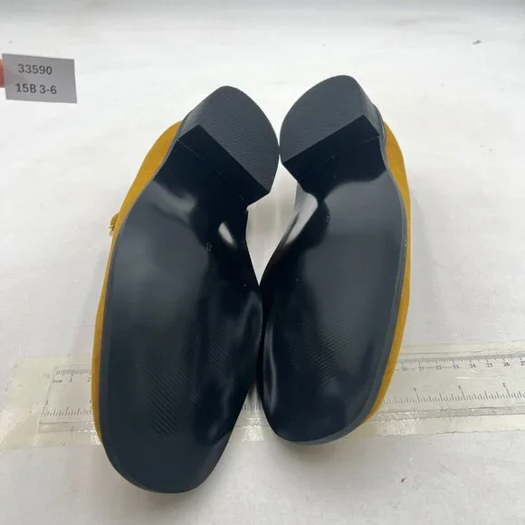 XYD Olive Low Heel Mary Janes Square Toe Slender Strap Chunky Pumps Casual Shoes - Picture 7 of 8